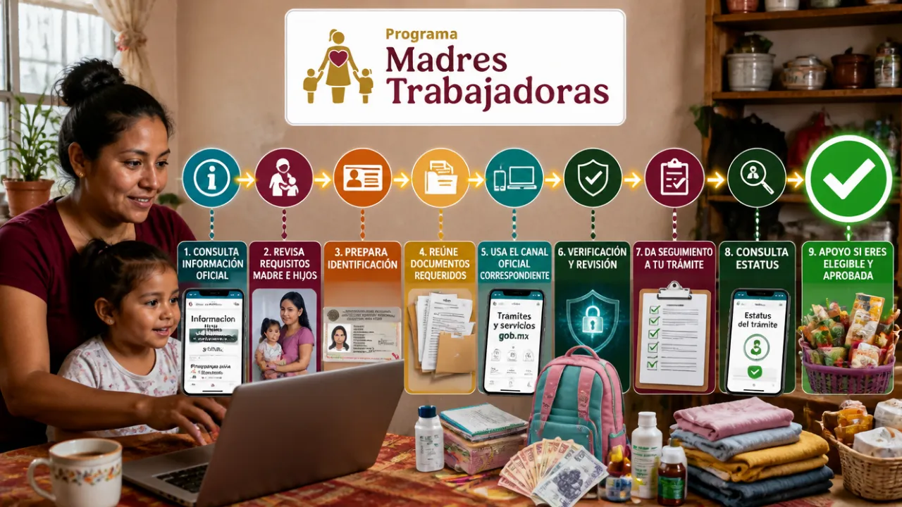 Paso a Paso para Inscripción: Programa para Madres Solteras